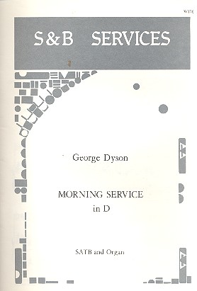 Morning Service D major for  mixed chorus (SATB) and organ  