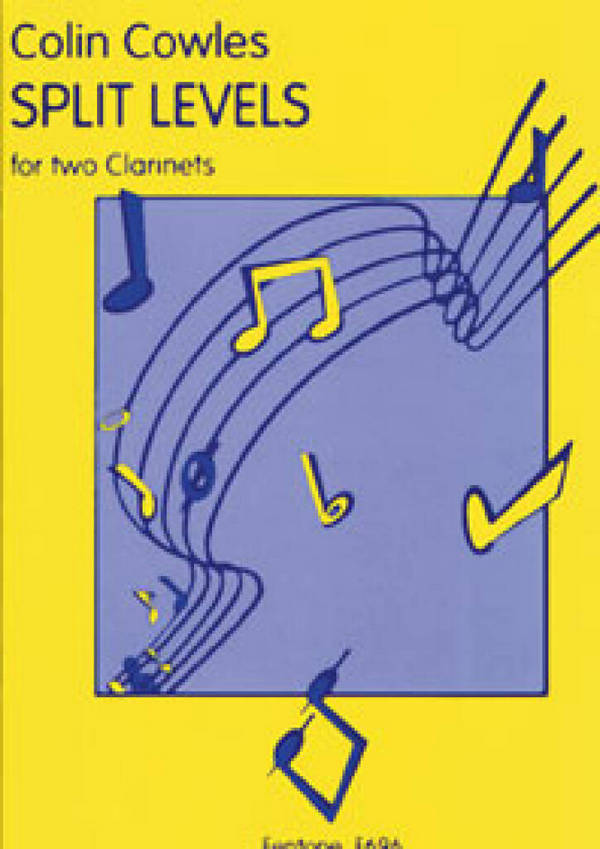Split Levels - a set of light enjoyable jazz  for 2 clarinets  score
