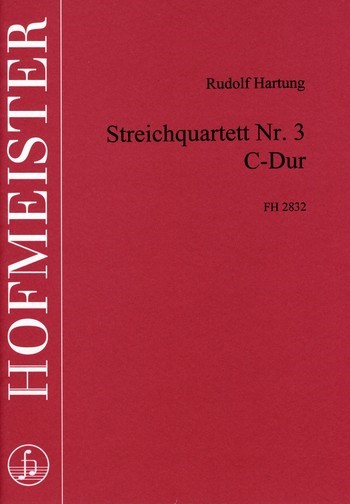 Streichquartett C-Dur Nr.3  Partitur und Stimmen  