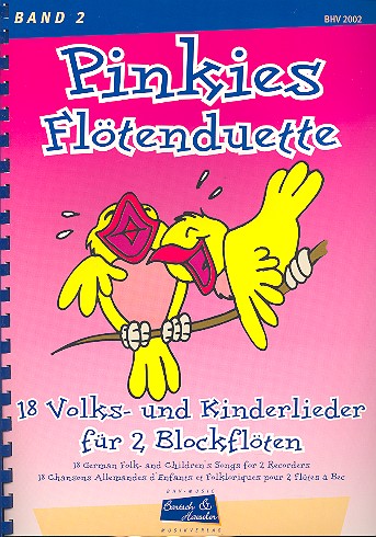 Pinkies Flötenduette Band 2  für 2 Sopranblockflöten    Spielpartitur