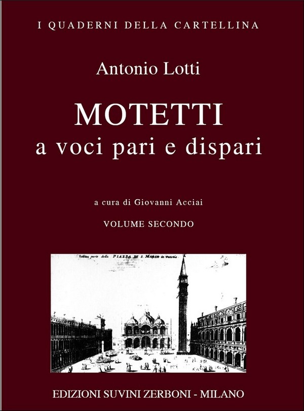 Motetti vol.2&nbsp;&nbsp;a voci pari e dispari&nbsp;&nbsp;