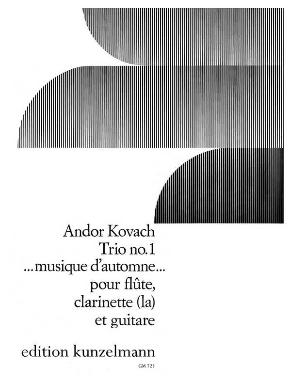 Musique d'automne&nbsp;&nbsp;für Flöte, Klarinette in A und Gitarre&nbsp;&nbsp;