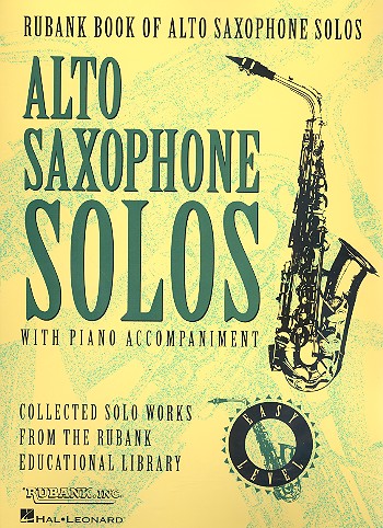 Alto Saxophone Solos(+Online Audio)  for alto saxophone and piano  