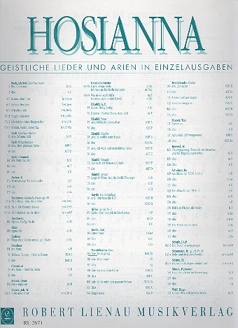 Es ist genug (aus dem Oratorium 'Elias')  für Bariton und Klavier  