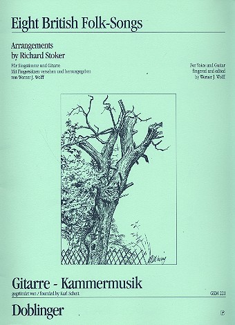 8 british folk-songs&nbsp;&nbsp;für Singstimme und Gitarre&nbsp;&nbsp;