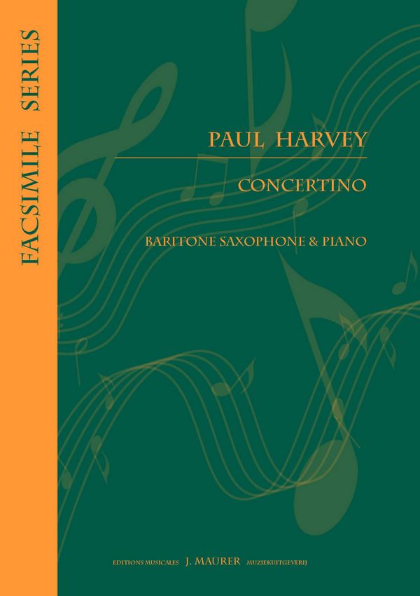 Concertino  for baritone saxophone and piano  