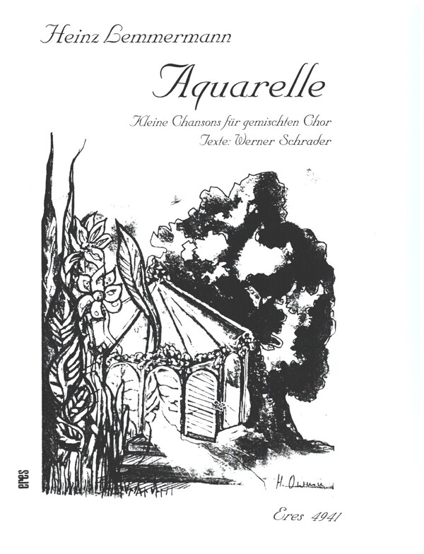 Aquarelle - Kleine Chansons  für gem Chor a cappella  Chorpartitur