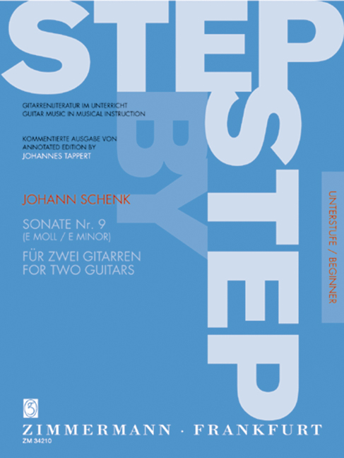 Sonate E-Moll Nr.9  für 2 Gitarren  2 Spielpartituren