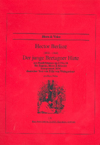 Der junge Bretagner Hirt aus&nbsp;&nbsp;op.13,4 für Sopran (T),&nbsp;&nbsp;Klavier und Horn