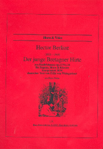 Der junge Bretagner Hirt aus  op.13,4 für Sopran (T),  Klavier und Horn