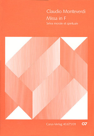 Missa F-Dur selva morale et&nbsp;&nbsp;spirituale für gem Chor und Orgel&nbsp;&nbsp;