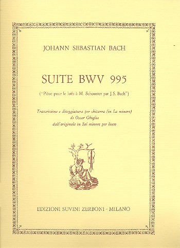 Suite la minore BWV995 per chitarra&nbsp;&nbsp;piece pour le luth a M. Schouster&nbsp;&nbsp;