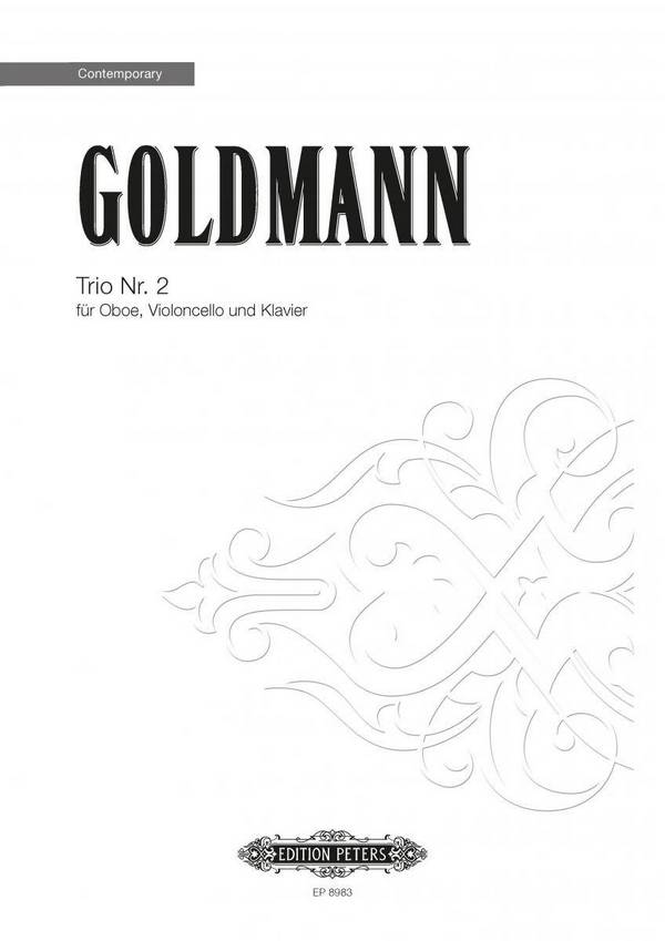 Trio Nr.2&nbsp;&nbsp;für Oboe, Violoncello und Klavier&nbsp;&nbsp;