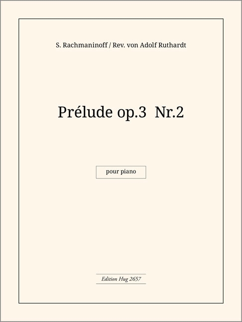Prélude op.3,2   pour piano  