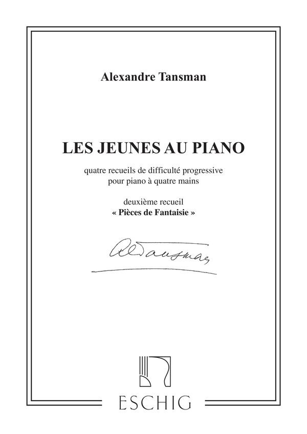 Les jeunes au piano vol.2&nbsp;&nbsp;pour piano à 4 mains&nbsp;&nbsp;