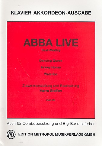 Abba live Beat-Medley:  für Klavier (Akkordeon)  