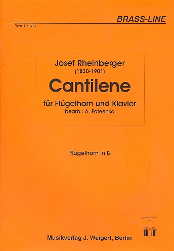 Cantilene für Flügelhorn und Klavier    