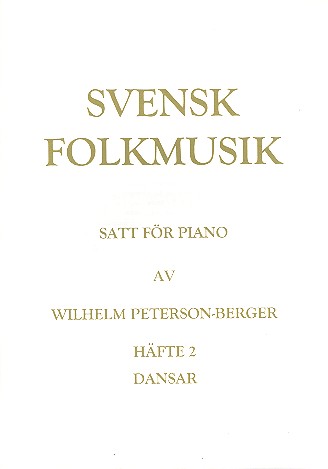 Svensk folkmusik vol.2  dansar för piano  