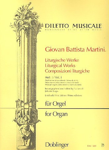 Liturgische Werke Band 1  Orgelmesse für Orgel  