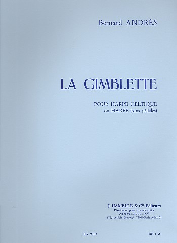 La Gimblette pour harpe celtique  ou harpe (sans pédales)  