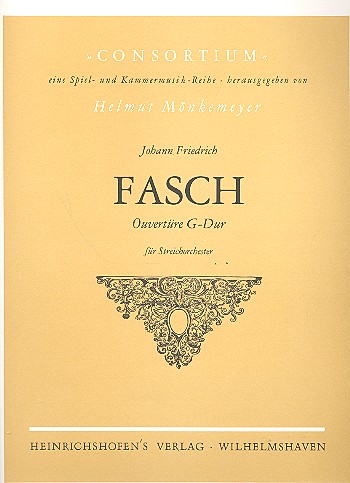 OUVERTUERE G-DUR FUER  STREICHORCHESTER  PARTITUR
