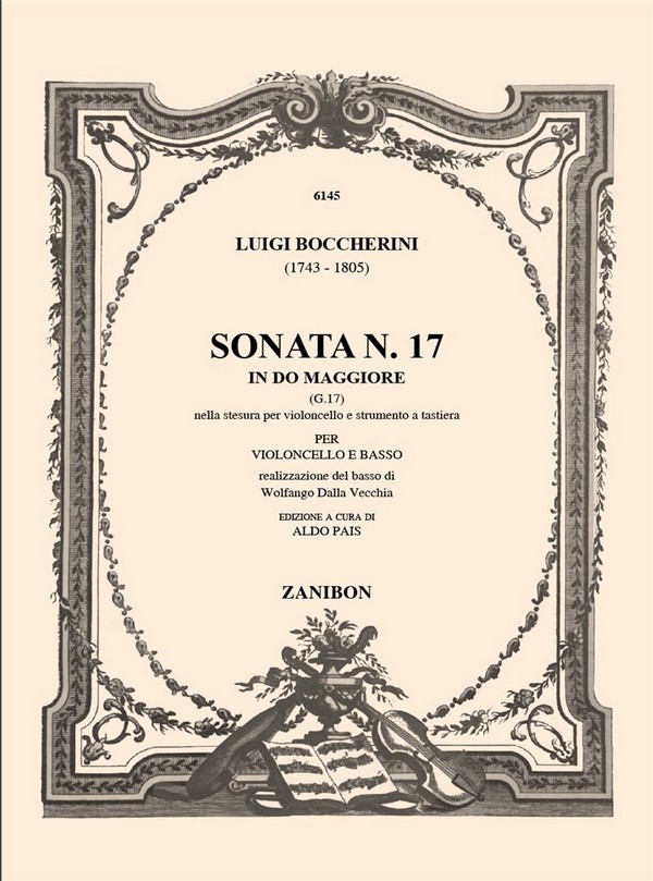 Sonate C-Dur Nr.17 G17  für Violoncello und Bc  