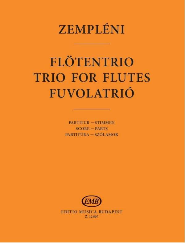 Trio&nbsp;&nbsp;für 3 Flöten&nbsp;&nbsp;Partitur und Stimmen