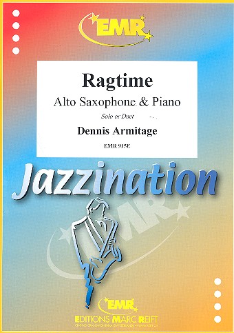 Ragtime for alto saxophone&nbsp;&nbsp;and piano&nbsp;&nbsp;