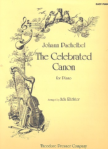 The celebrated Canon by Johann Pachelbel&nbsp;&nbsp;for easy piano&nbsp;&nbsp;