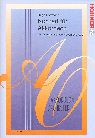 Konzert  für Akkordeon und Streichorchester (Akkordeonorchester)  Partitur