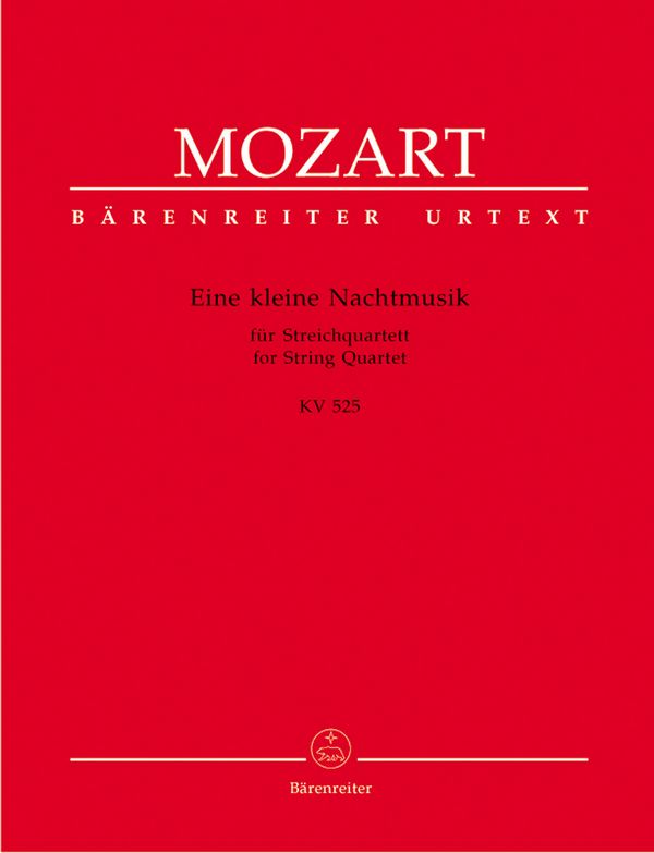 Eine kleine Nachtmusik KV525&nbsp;&nbsp;für Streichquartett&nbsp;&nbsp;Stimmen