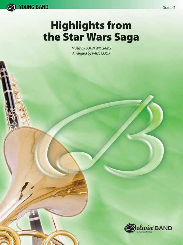 Highlights from The Star Wars Saga:&nbsp;&nbsp;for concert band&nbsp;&nbsp;
