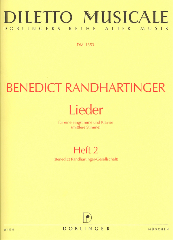 LIEDER BAND 2 FUER MITTLERE  SINGSTIMME UND KLAVIER  