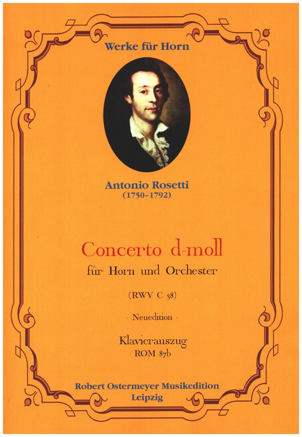 Konzert d-Moll Murray C38    für Horn und Orchester  Klavierauszug
