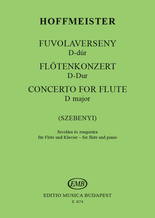 Konzert D-Dur für Flöte&nbsp;&nbsp;und Orchester für Flöte&nbsp;&nbsp;und Klavier