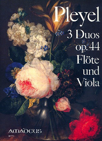 3 Duos op.44 für Flöte und Viola  Partitur und Stimmen  