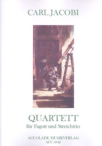 Quartett B-Dur Nr.4 für Fagott und Streichtrio  Partitur+Stimmen  