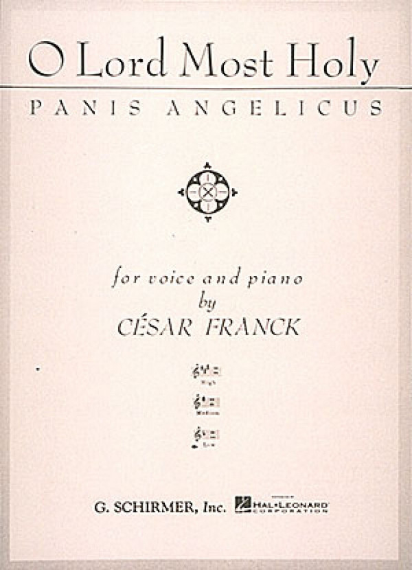 Panis angelicus for low  voice and piano (F major)  