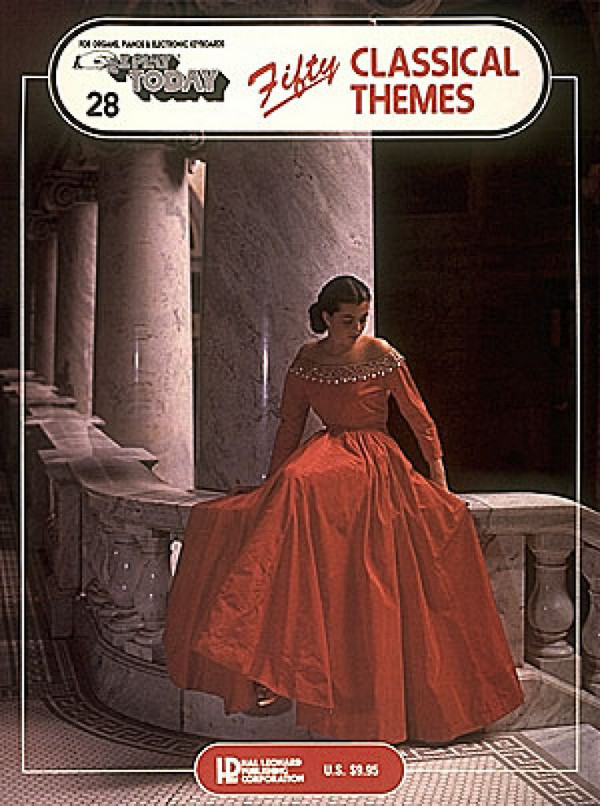 50 Classical Themes for organ,&nbsp;&nbsp;piano or electronic keyboard (easy)&nbsp;&nbsp;
