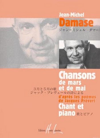 CHANSONS DE MARS ET DE MAI POUR&nbsp;&nbsp;CHANT ET PIANO&nbsp;&nbsp;PREVERT, JACQUES, POEMES