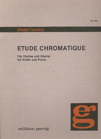Etude chromatique  für Violine und Klavier  