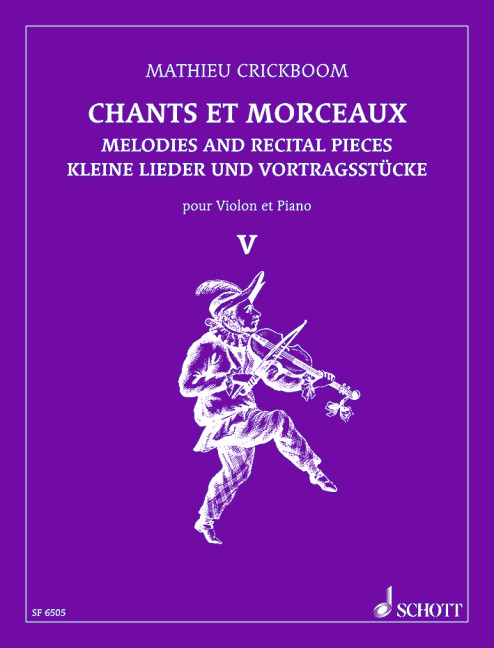 CHANTS ET MORCEAUX VOL.5 POUR  VIOLON ET PIANO  CRICKBOOM, MATHIEU, ED