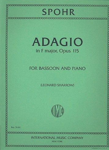 Adagio F major op.115  bassoon and piano  