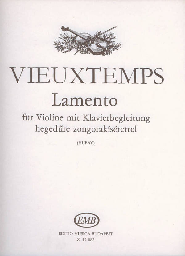 Lamento op.48,18 für Violine und&nbsp;&nbsp;Klavier&nbsp;&nbsp;