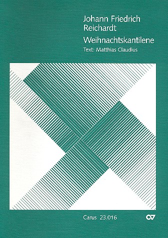 Weihnachtskantilene für&nbsp;&nbsp;Soli (ST), Chor (SSATB) und&nbsp;&nbsp;Orchester,  Partitur