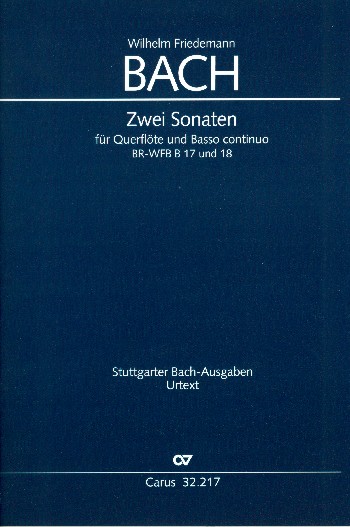 2 Sonaten  für Flöte und Bc  