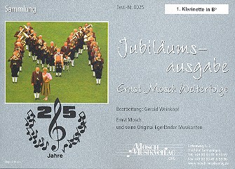 Ernst Mosch Welterfolge Band 25  für Blasorchester  Klarinette 1 in B