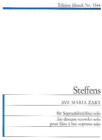 Ave Maria zart op.54 für  Sopranblockflöte solo  