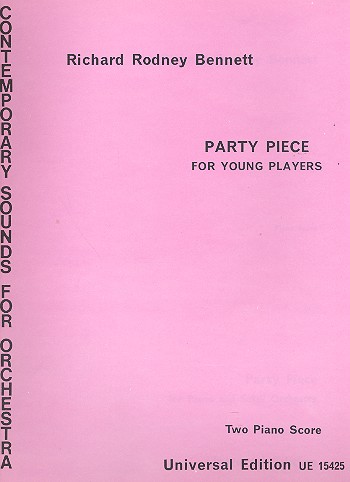 Party Piece for young Players  for 2 pianos,  score  