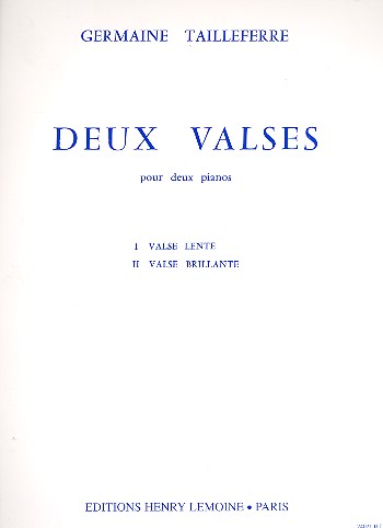 2 valses pour 2 pianos&nbsp;&nbsp;&nbsp;&nbsp;